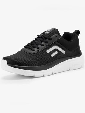 NEW FitVille Men's Extra Wide Running Shoes - 15 X-Wide Black